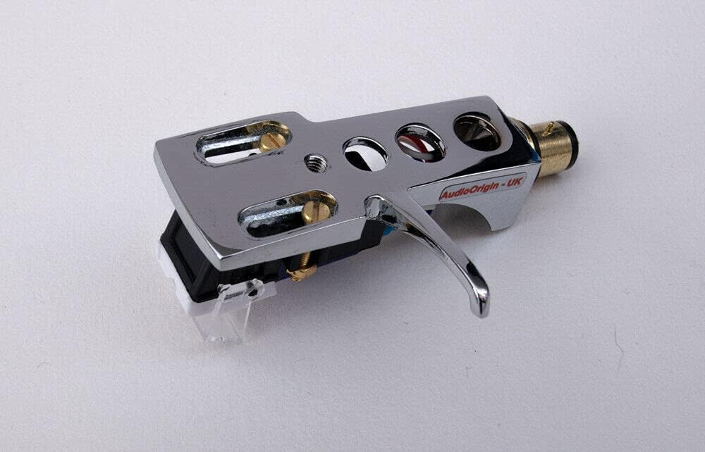 Mirror Finish headshell & Stylus fits Pioneer Pl 400, PL 100, PL 112D, PL 12D