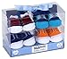 BRUBAKER - Chaussettes bébé - Lot de 4 Paires - Garçon 0-12 Mois - Coffret cadeau Naissance/Baptême - Fun Sneaker/Baskets