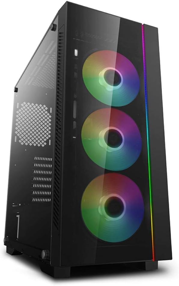 Apex Gaming PC - AMD Ryzen 7-7700X Processor | NVIDIA RTX 4060Ti 16GB GPU | 32GB DDR5 RAM | 1TB M.2 NVMe SSD + 1TB HDD | 240mm AIO Liquid Cooler | WiFi/BT/Win11Pro | Desktop Computer Tower