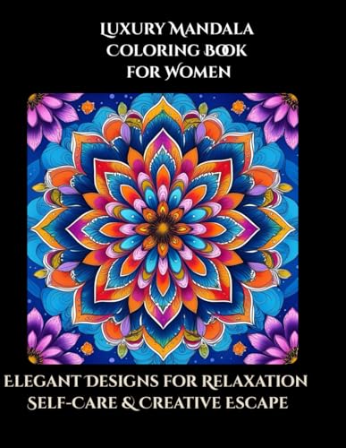 Luxury Mandala Coloring Book for Women: Elegant Designs for Relaxation, Self-Care & Creative Escape image 2