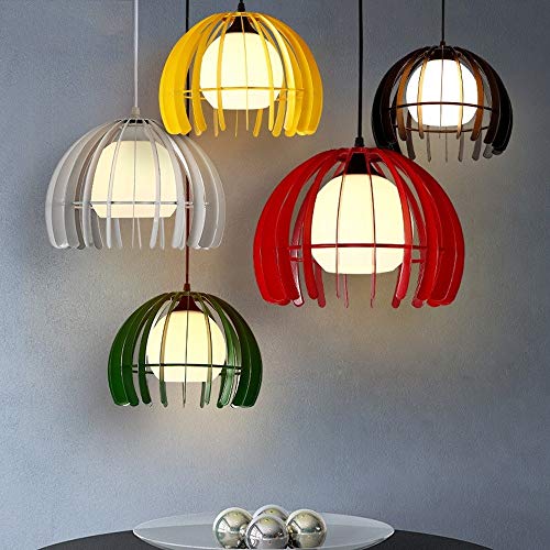Suspension en verre créative E27 pour optimiser l'éclairage de bar et bureau