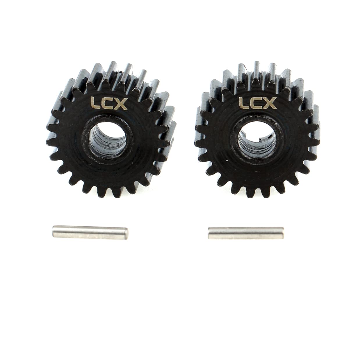 LCX Racing 1/10th RC Crawler Car Hard Steel Portal Drive Gear Set 32P 23T for Traxxas TRX4 TRX6, Upgrades Parts Accessories