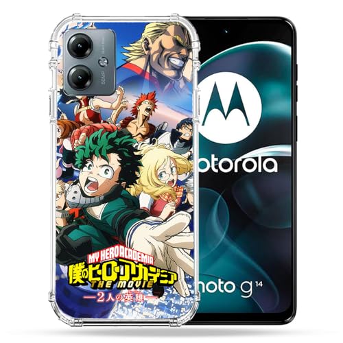 Coque Moto G14 My Hero Academia pour protéger votre smartphone en festival