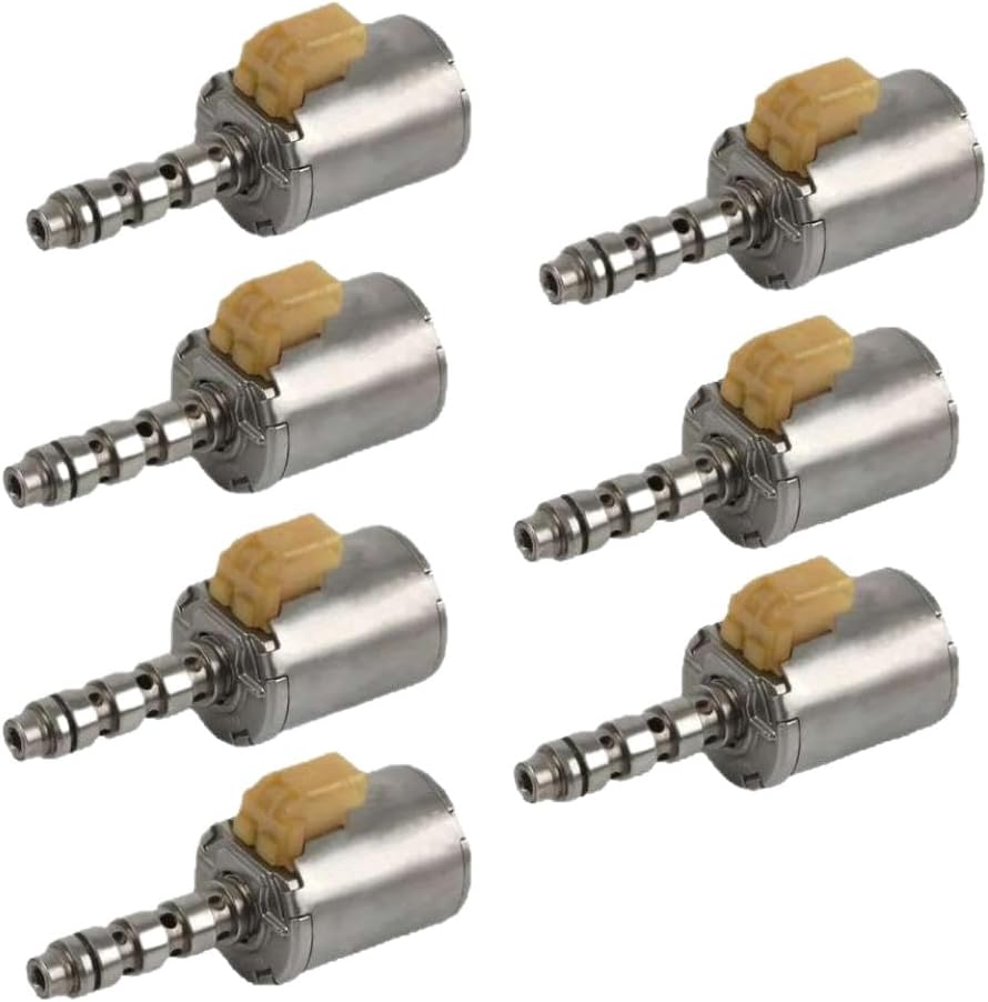 Solenoid Set Compatible With 5R110W Transmission Replacement For 3C3Z7G383AB 3C3Z7J136AA 7 Pieces Tested
