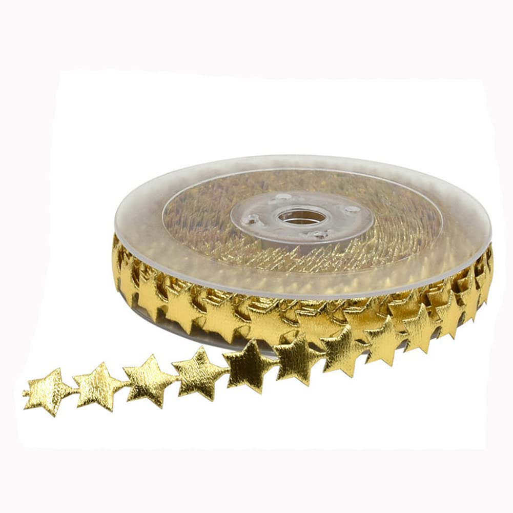 Baccarat 星型ペアチャーム ゴールドリボン コネクターチャーム 8mm×20mm リボン コネクター 接続具 りぼん