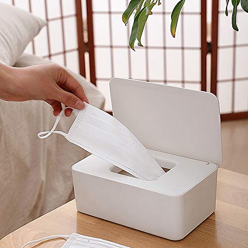 DECDEAL Caixa de armazenamento de Capa de rosto descartável à prova de poeira flip cover caixa de Ca