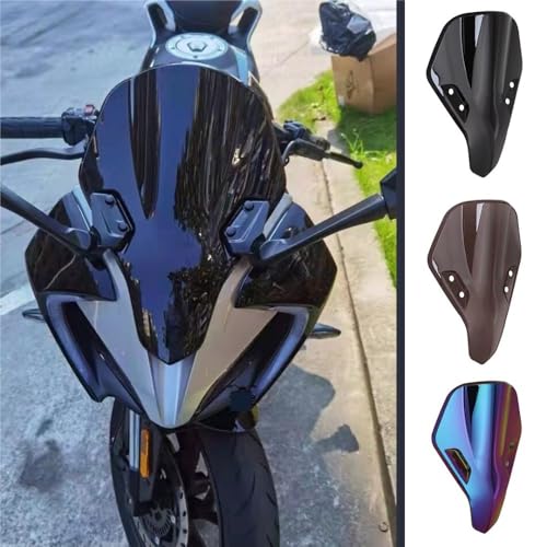 Pare-Brise Moto de Qualité Supérieure Double Bulle Noir 300SR