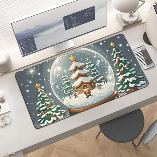 Protector de escritorio FekiLoot Snow Globe 30x60 cm miniatura 6
