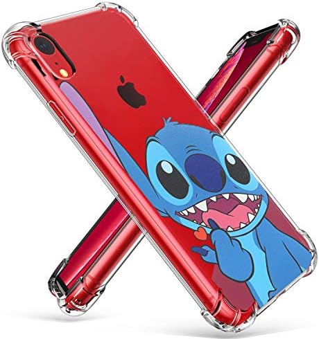 Logee Sweet TPU Cute Cartoon Clear Case for iPhone XR 6.1”,Fun Kawaii Animal Soft Protective Shockproof Cover,Ultra-Thin Chic Unique Funny Character Cases for Kids Teens Girls Boys iPhoneXR