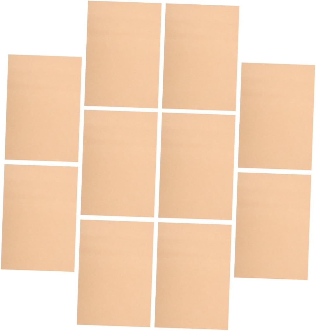 10pcs Braille Writing Paper Sheets Bulk Set for Braille Learning Accessories Suitable for 4 and 9-line Writing Boards Educational Practice Papers for Visually Impaired Users