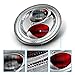 AmeriLite Clear Chrome Altezza Taillights For 1998-2005 Volkswagen Beetle - Passenger and Driver Side