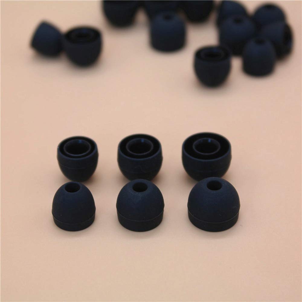12 Paar Ohrstöpsel Für In-Ear-Kopfhörer – Weiche Silikon-Aufsätze In S/M/L (4 Mm Steckerloch)