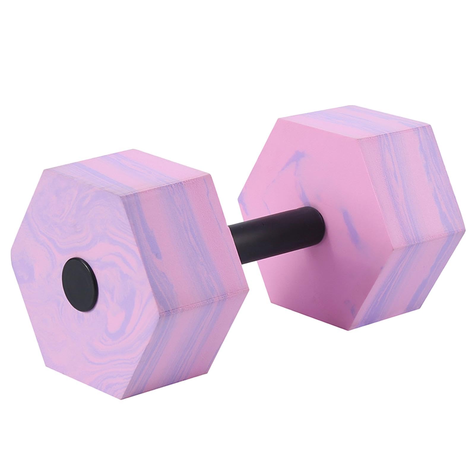Colaxi Pool Exercise Dumbbell Aquatic Exercise Dumbbell Men Women Portable Lightweight Water Aerobic Equipment Swimming Pool Fitness, Pink