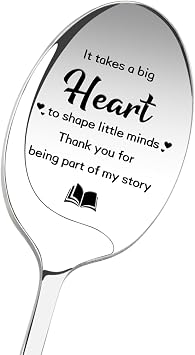 Teacher Gifts for Women - Teacher Christmas Appreciation Gifts,End of Year Teachers Graduation Thank You Retirement Birthday Personalized Cool Summer Valentines Day Ideas Stainless Steel Spoons