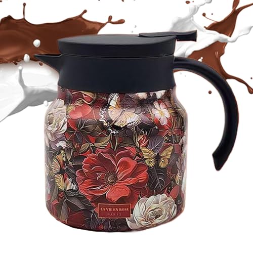 Théière thermique avec infuseur carafe isotherme café thé 958g