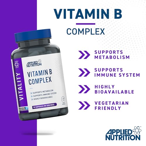 Applied Nutrition Vitamin-B Complex (90 Tabs) Unflavoured - Witaminy, minerały i zdrowie - Multiwitaminy