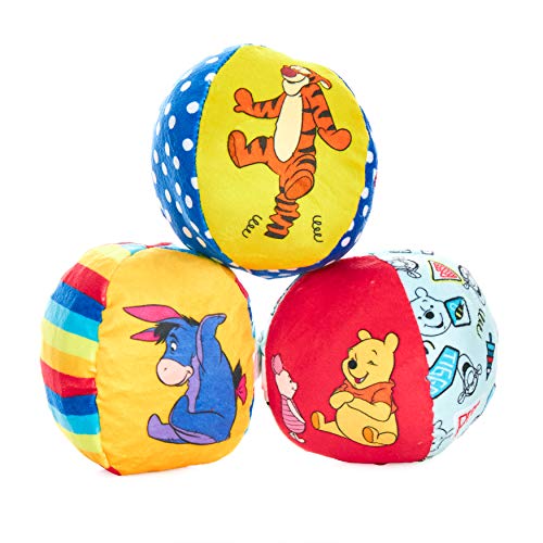 Image of Disney Baby Winnie the Pooh Soft Ball Baby Toy Set