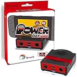 Brook Power Bay Crimson パワーベイ クリムゾン NSドック 替換 スイッチ用 充電スタンド 最新システム対応 GCコントローラー対応 TVモード/テーブルモード切り替え HDMI変換 小型軽量 ミニドック 持ち運び便利 ポータブル プラグフリー 高速充電 ジョイコン/プロコン接続 アダプター USBポート搭載 日本語説明書付き【公式正規品/メーカー1年保証付き】