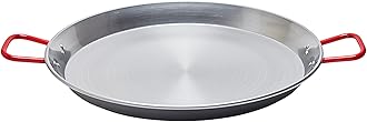 La Ideal Polished Steel Paella Pan 60cm