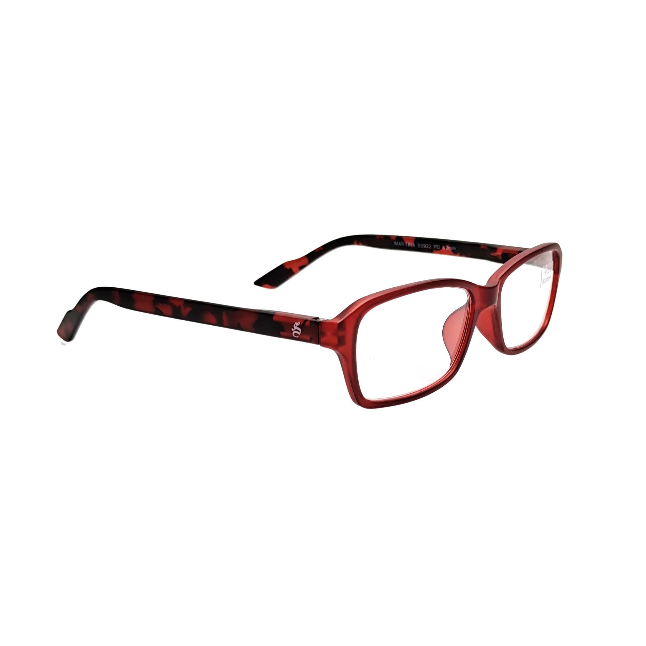 ESPERTO READERS Martina Reading Glasses β Ultra Light Weight For Men & Women POWER +1.00 to +3.00 (+1.25, RED)