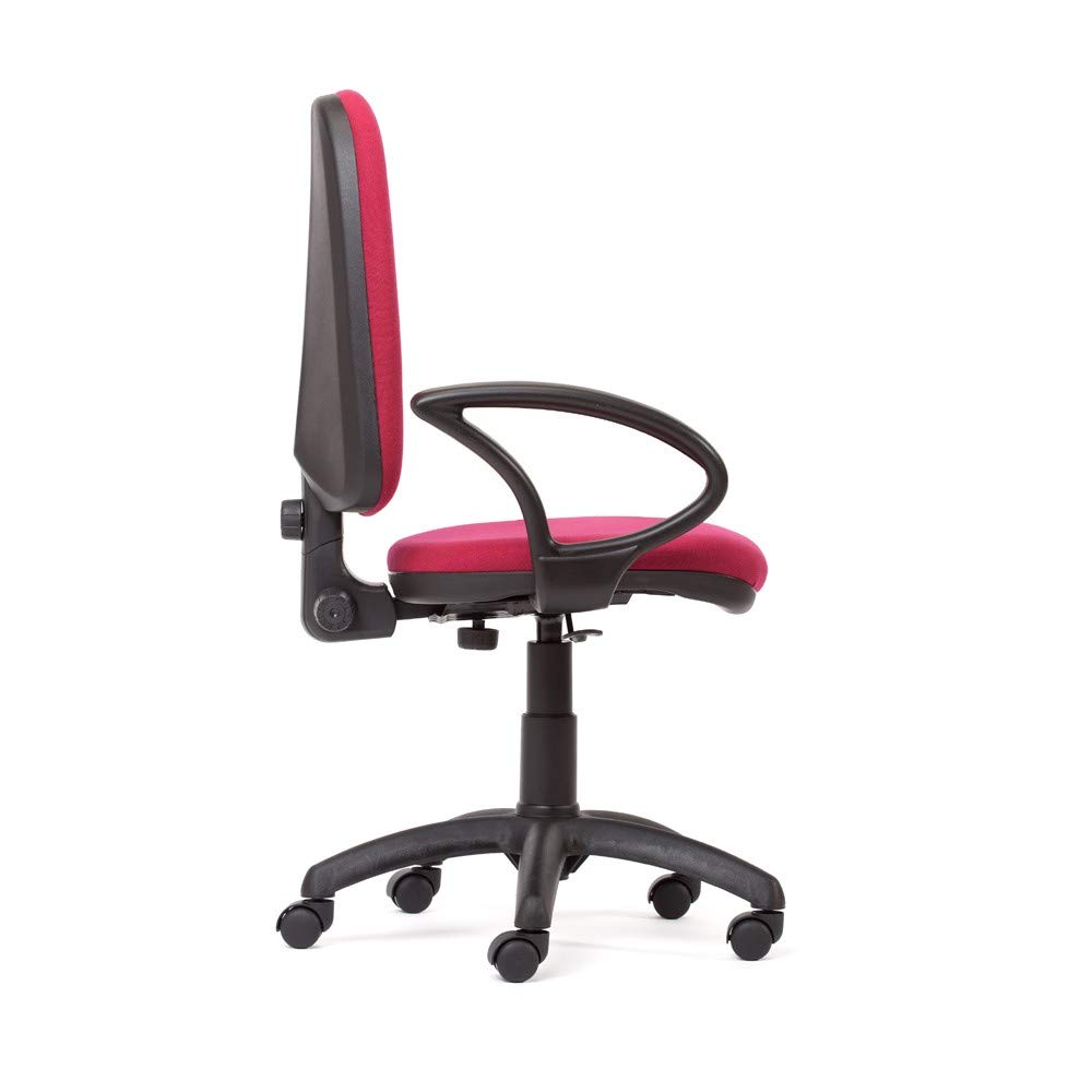 Rocada RD-930/4+956 - Silla Oficina con Brazos, Color Negro