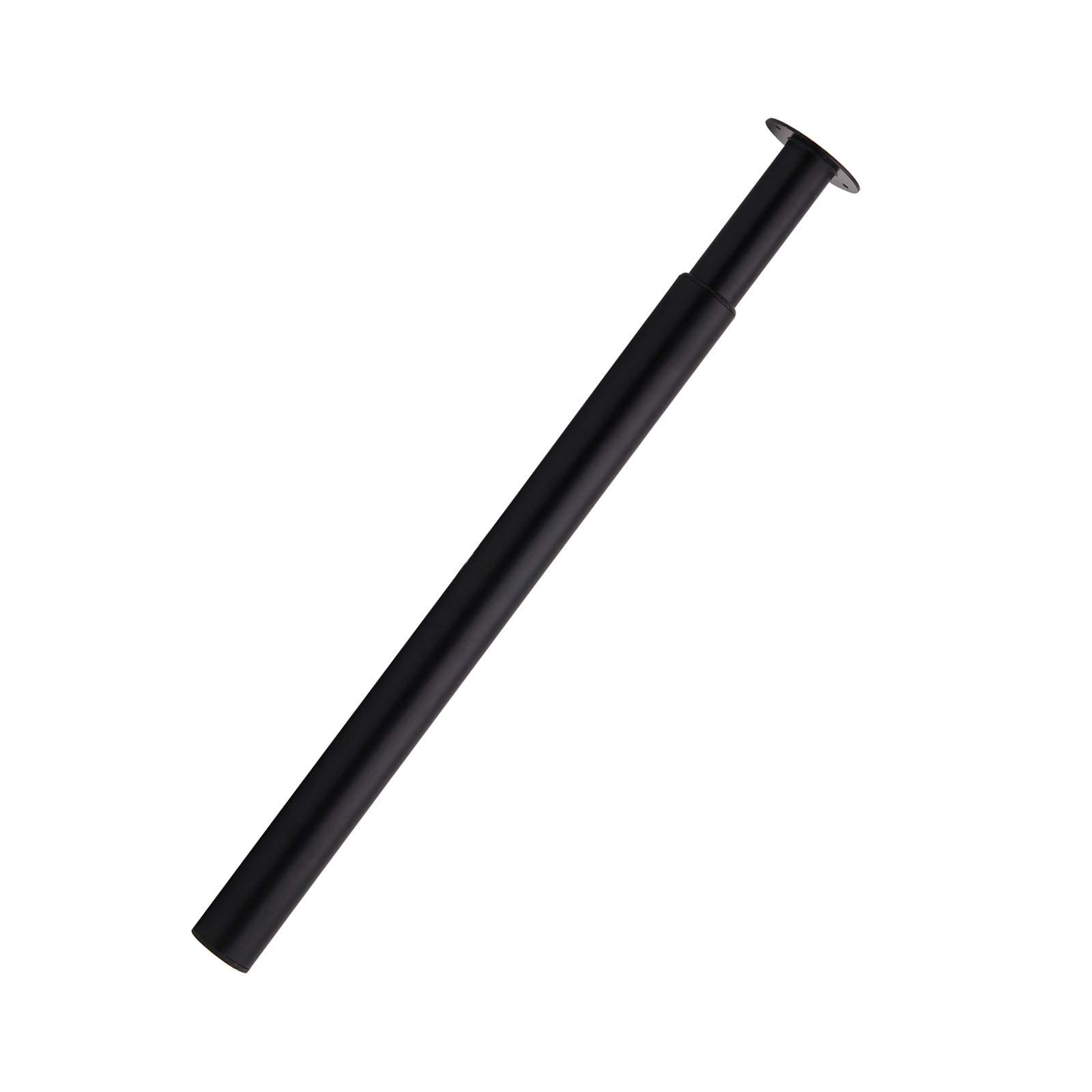 Trintion Table Leg Adjustable Kitchen Worktop/Desk/Breakfast Bar Table Leg 60mm Diameter Adjustable Height 710-1100mm(Black)
