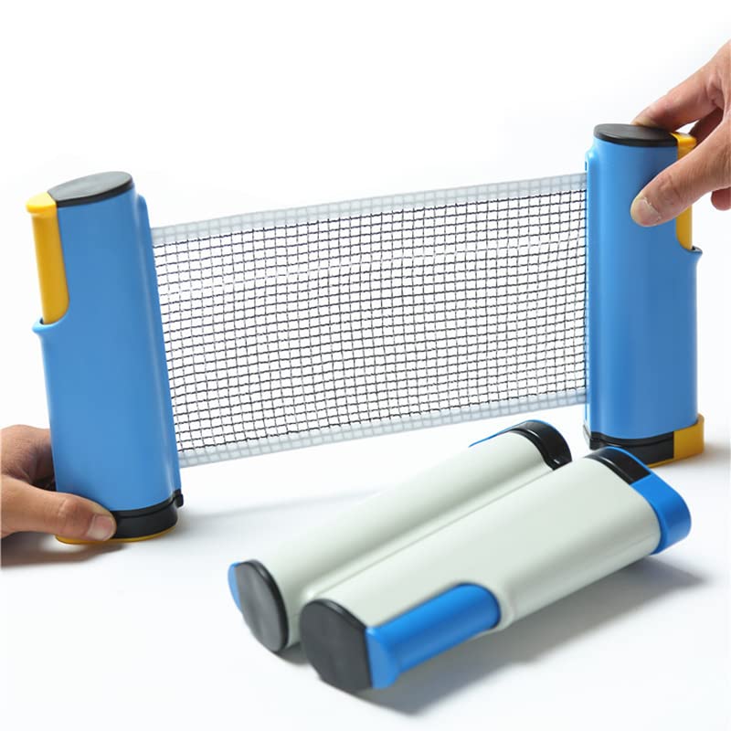 Retractable for plng Pong Net , All in 1 Portable for plng Pong Paddles Set , Portable Table Tennis Net and Post Set Stretches for Any Table , Games for Family