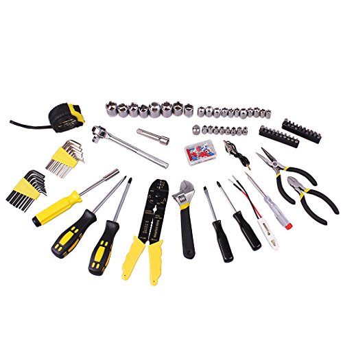 Cartman 122pcs Auto Tool Accessory Set, Drive Socket Set, Tool Kit Set, Electric Tool Set