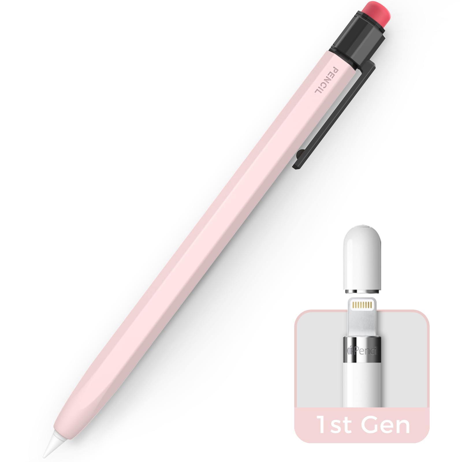 Apple Shop Pencil第一世代　ピンク Apple Pencil Merlin by Craft | Glossy Pink - iPadアクセサリー