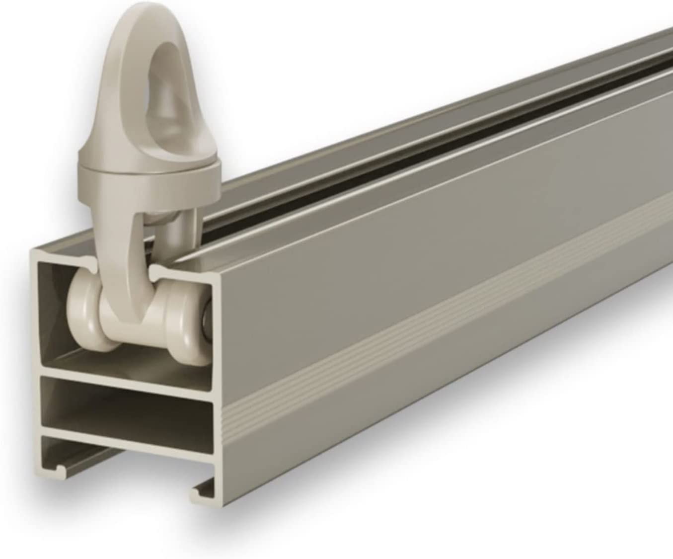Rail rideau de douche classique mural en alliage aluminium pour salon et plafond