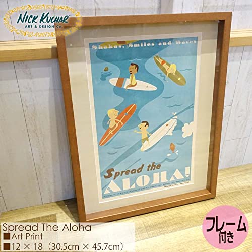 Amazon.co.jp: Nick Kuchar ニックカッチャー Spread The Aloha Art