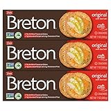 Breton Original Crackers 7 Ounce Pack of 3
