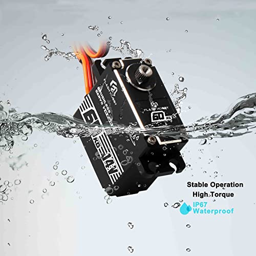 Image of FLASH HOBBY 60KG Brushless Servo IP67 Waterproof Servo 14V High Torque Servo with Full Metal Gear for 1 /8 1 /10 RC Crawler Car Truck or Robotic Parts (360)