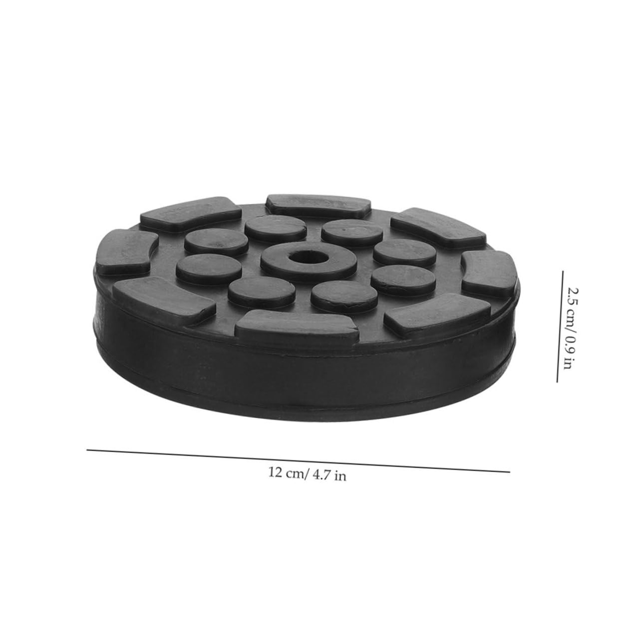 MAGICLULU 6Pezzi Gomma Ottagonali Per Martinetti Auto Adattatori Per Sollevamento Protezione Pavimento e Stabilità Per Attrezzature Sollevamento