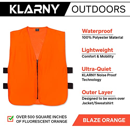 Klarny Outdoors Waterproof Blaze Orange Deer Hunting Vest (Xxl, Blaze Orange) #TOP1