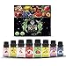 Fruchtige Duftöle Geschenkset, Bio Aromatherapie Diffusor Fruchtige Duftöle, Premium Duftöle für Diffusor, Seife, Kerzenherstellung, Funktioniert mit allen Öldiffusoren, Luftbefeuchter (8 x 10 ml)