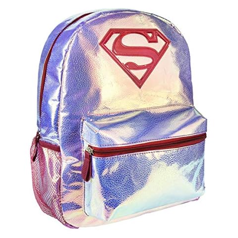 Artesania Cerda Superman Pink School Backpack Cover