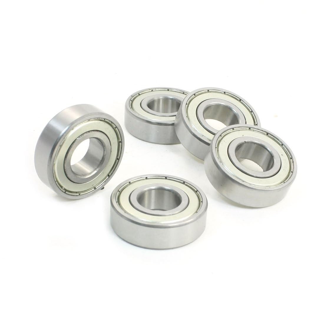 Soywim One Color Bearing, 6204Z 20X47x14mm One Row Shielded Deep Groove Radial Ball Bearing 5Pcs Wear Resistance