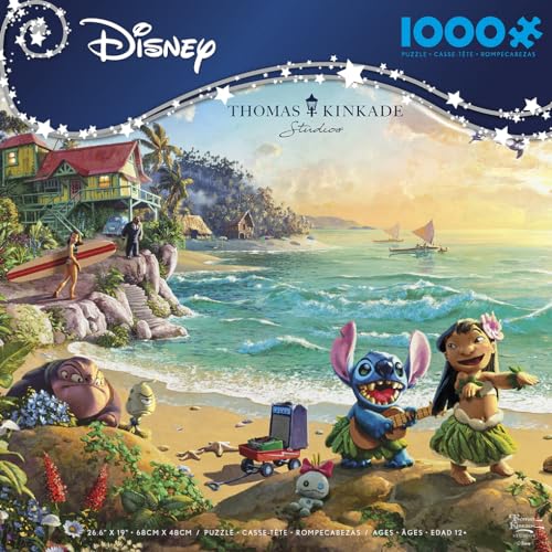 Ceaco 3183-26 Thomas Kinkade - Disney - Lilo And Stitch - 1000 Piece Jigsaw Puzzle thumb #1