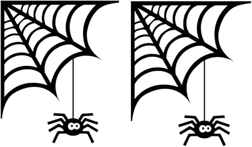 Miniatura 1 de 2 pegatinas de pared de la araña de Halloween adecuado para la decoración del hogar etiqueta engomada impermeable terror de la pared
