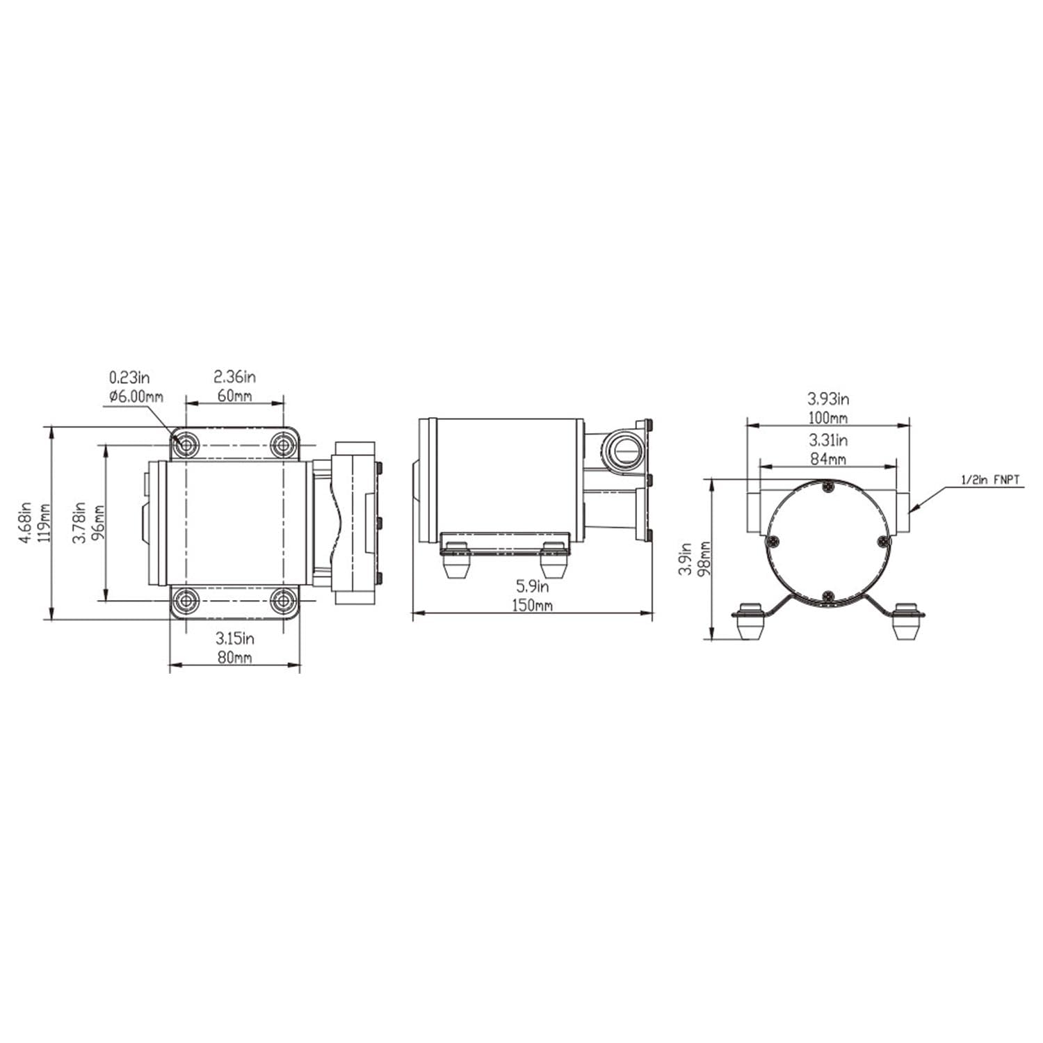 LIGHTEU, SEAFLO SFSP1-080-003-01 - Pompe de cale 12 V, 30 L/min (8 GPM) en bronze auto-amorçant, automatique, avec soupape de retenue et filtre pour bateaux, yachts, drainage de sentine