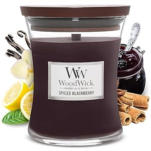 Woodwick Candle Medium Spiced BlackBerry 92078E
