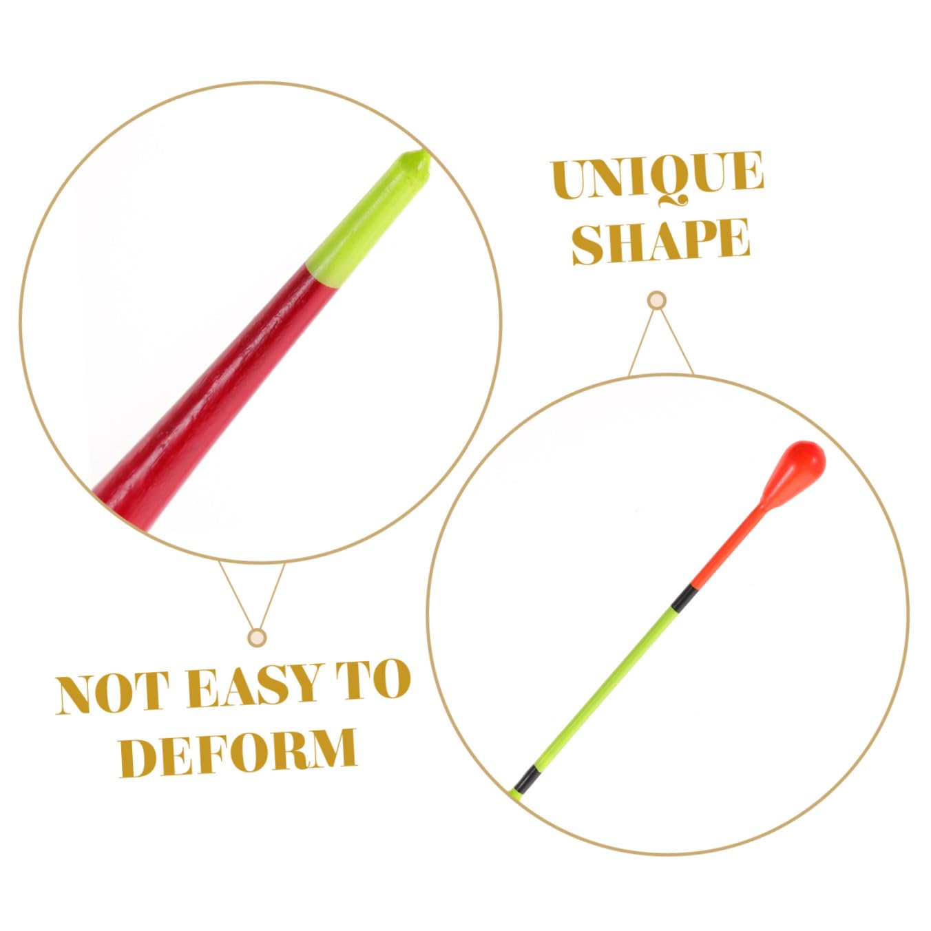 VANZACK flotter Canne à pêche Flottante pêche à la Carpe au Flotteur Slip Bobbers pour la pêche Plus Chance Float bouée flotteurs pour la pêche Outil de pêche Sapin à balais