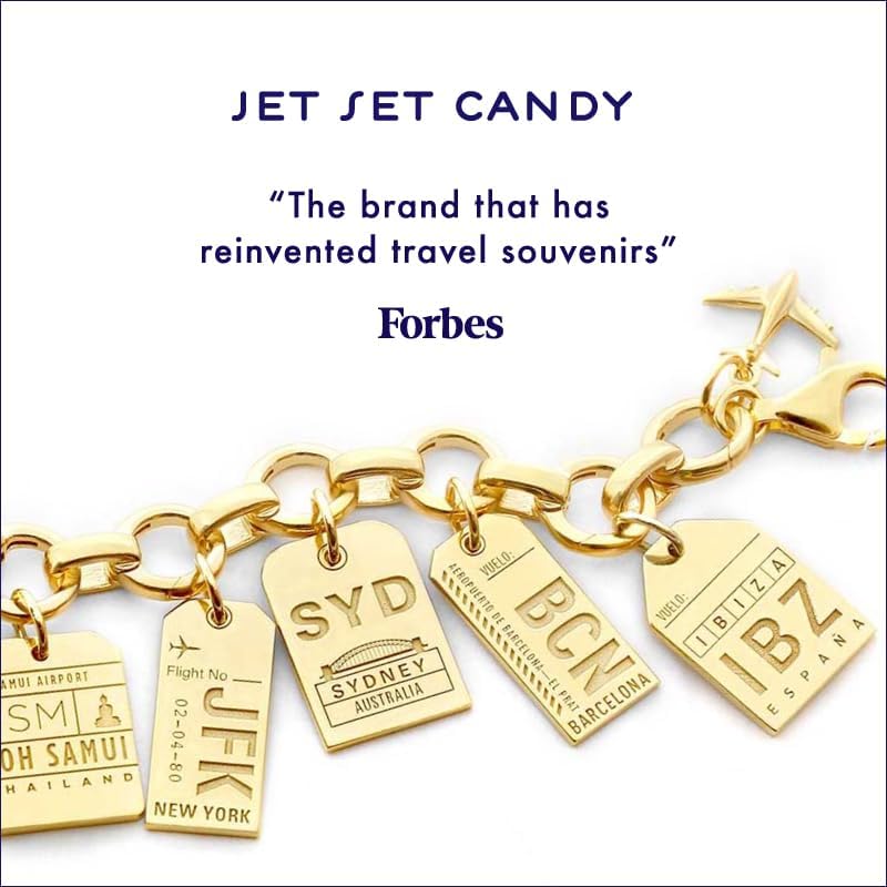Jet Set Candy Champagne Travel Charm - Image 4