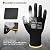 Safety Work Gloves PU Coated-12 Pairs Touchscreen Working Gloves Seamless Knit with Polyurethane Coated Smooth Grip on Palm&Fingers, Breathable for Men Women Ideal for General Duty Work (Black/Medium)