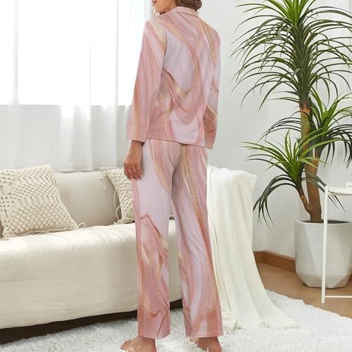 Pyjama feuille d'or ensemble de nuit ouvert devant pour vos soirées