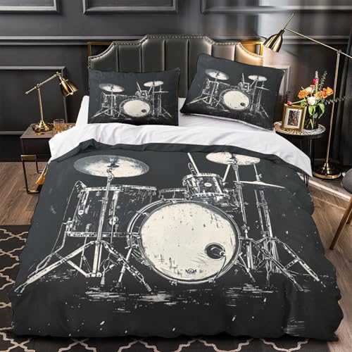 Champignons féeriques parure de lit 3D grand confort en microfibre super douce pour ado