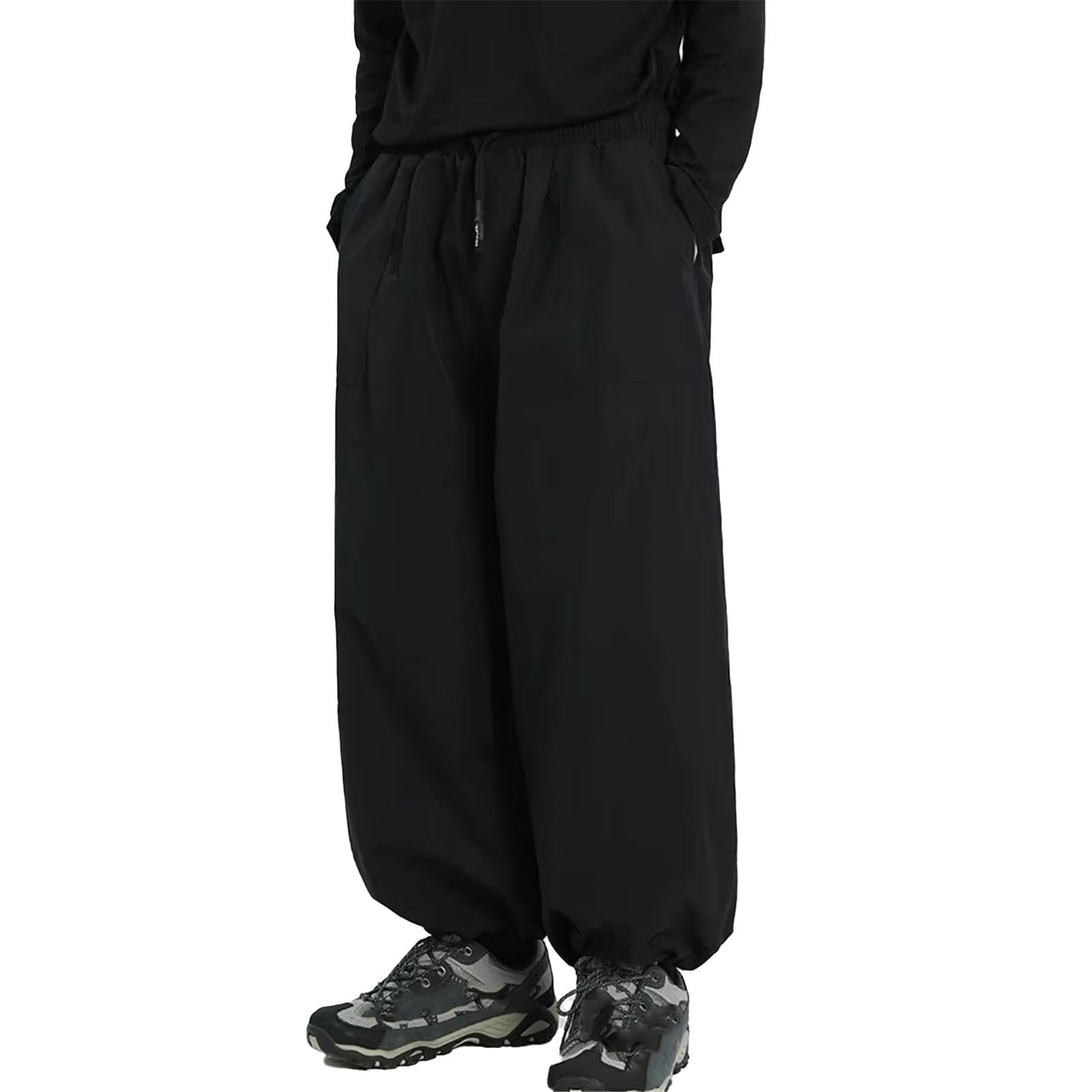 Pantalones harén de Carga Deportivos callejeros para Hombre, Sudaderas Unisex holgadas Casuales