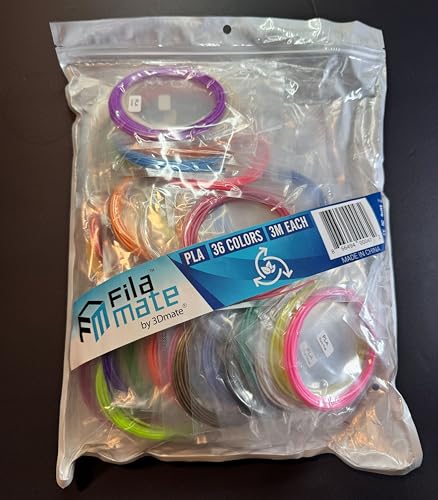 Filament pour stylo 3D avec tapis de stylo 3D et pochoirs compatibles 2 Filament pour stylo 3D avec tapis de stylo 3D et pochoirs compatibles – Image 3