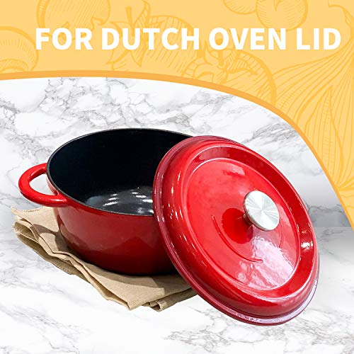 Stainless Steel Replacement Handle Compatible With Le Creuset,Aldi,Lodge, And Other Enameled Cast-Iron Dutch Oven #TOP2